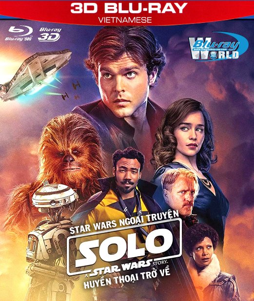 Z260. Solo: A Star Wars Story 2018 - Solo: Star Wars Ngoại Truyện - Huyền Thoại Trở Về 3D50G (DTS-HD MA 7.1) 